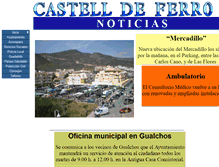 Tablet Screenshot of noticias.castelldeferro.org